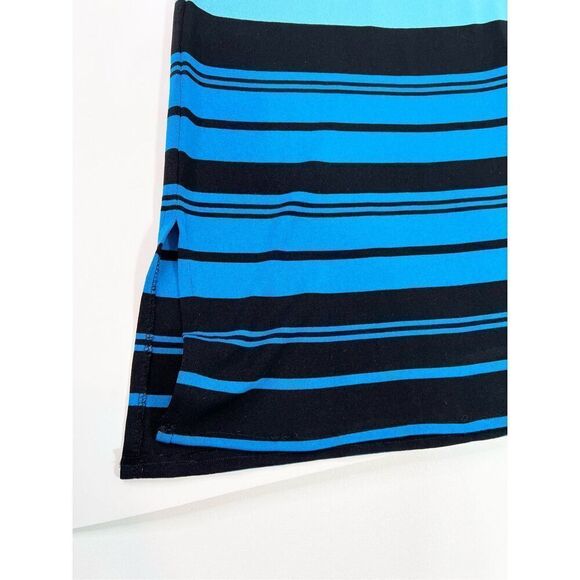 Exclusively Misook Midi Dress Women's Small Multi Color Striped Coastal Preppy - Picture 7 of 9